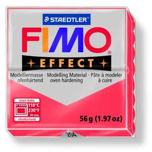 Staedtler Fimo Effect Modelleme Kili 57Gr 204 Translucent Red - Staedler