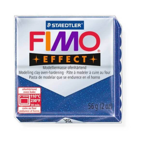 Staedtler Fimo Effect Modelleme Kili 57Gr 302 Glitter Blue - 1