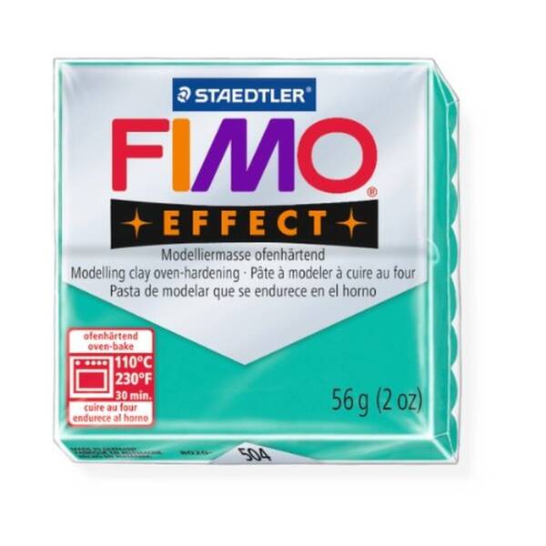 Staedtler Fimo Effect Modelleme Kili 57Gr 504 Transparent Green - 1