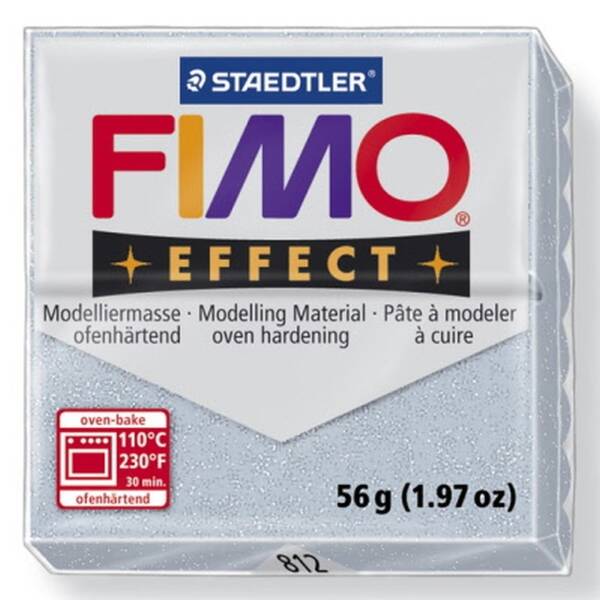 Staedtler Fimo Effect Modelleme Kili 57Gr 812 Glitter Silver - 1