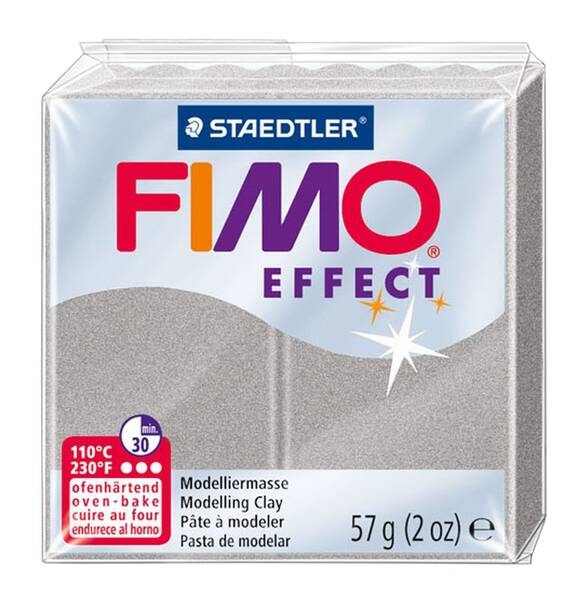 Staedtler Fimo Effect Modelleme Kili 57Gr 817 Light Silver - 1