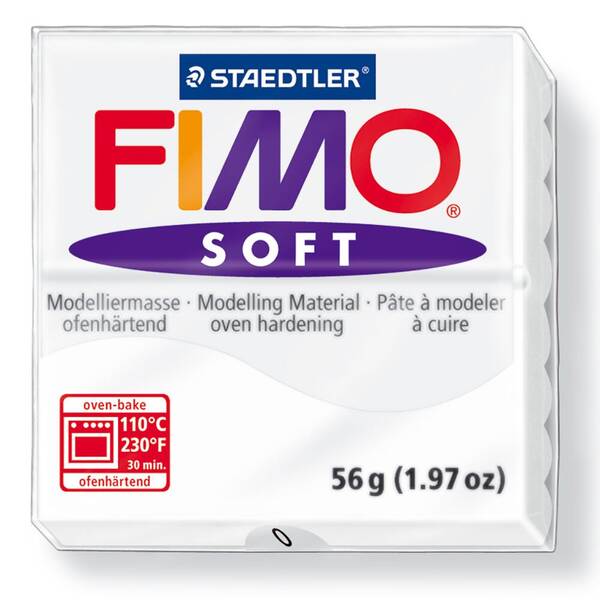 Staedtler Fimo Soft Modelleme Kili 57Gr 07 White - 1