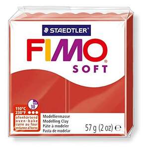 Staedtler Fimo Soft Modelleme Kili 57Gr 2 Christmas Red - Staedler