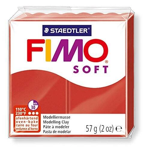 Staedtler Fimo Soft Modelleme Kili 57Gr 2 Christmas Red - 1