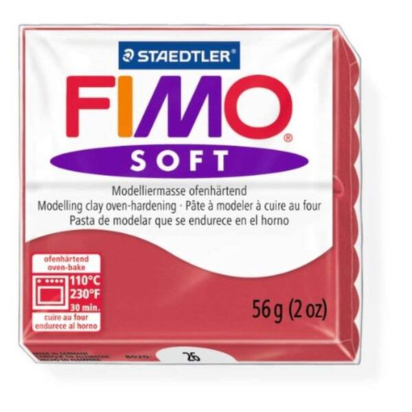 Staedtler Fimo Soft Modelleme Kili 57Gr 26 Cherry Red