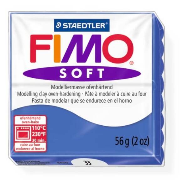 Staedtler Fimo Soft Modelleme Kili 57Gr 33 Brillant Blue - 1