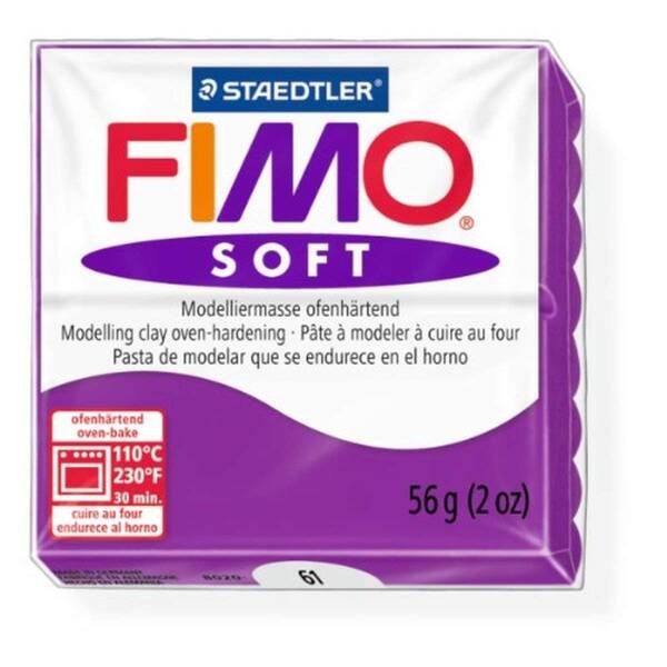 Staedtler Fimo Soft Modelleme Kili 57Gr 61 Purple - 1