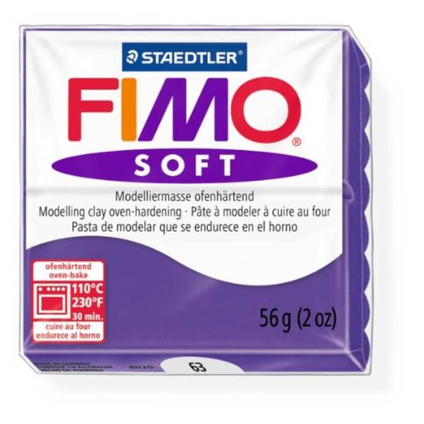 Staedtler Fimo Soft Modelleme Kili 57Gr 63 Plum - 1