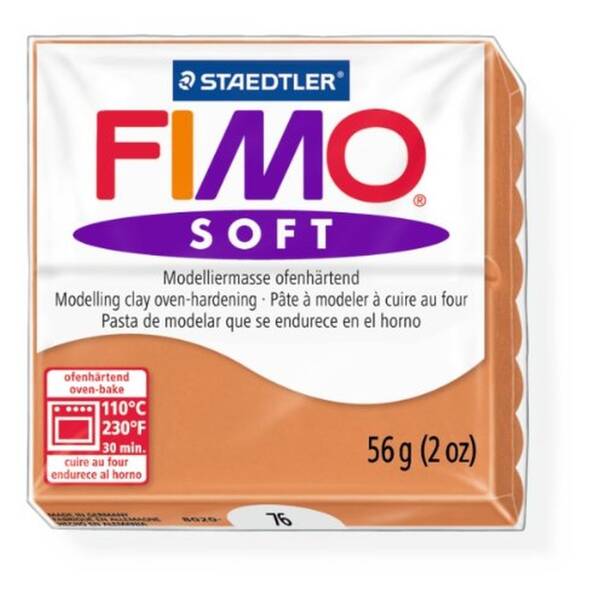 Staedtler Fimo Soft Modelleme Kili 57Gr 76 Cognac - 1
