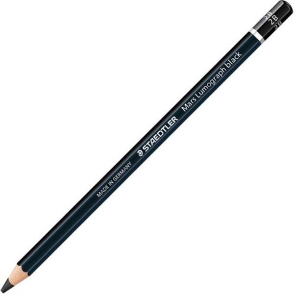 Staedtler Mars Lumograph Dereceli Black Kurşun Kalem 100B-2B