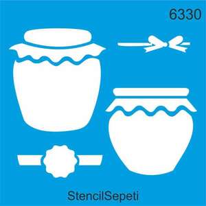 Stencil Sepeti - Stencil Sepeti Stencil 20X20 Kod:6330