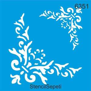 Stencil Sepeti - Stencil Sepeti Stencil 20X20 Kod:6351