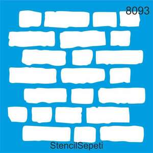 Stencil Sepeti - Stencil Sepeti Stencil 20X20 Kod:8093