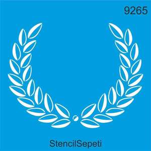Stencil Sepeti - Stencil Sepeti Stencil 20X20 Kod:9269 Zeytin Dallari