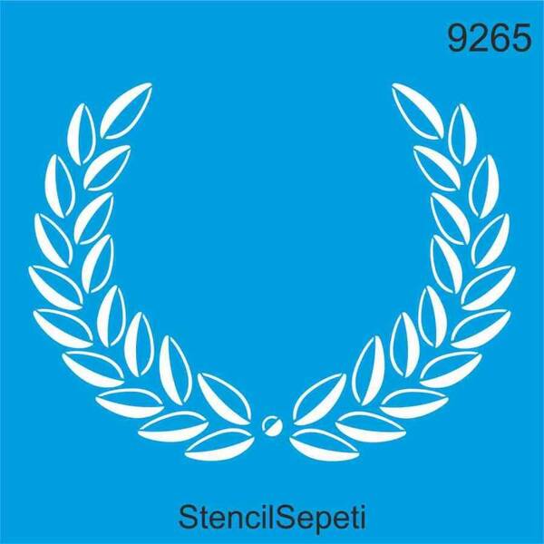 Stencil Sepeti Stencil 20X20 Kod:9269 Zeytin Dallari