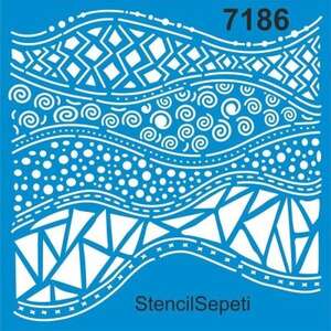 Stencil Sepeti - Stencil Sepeti Stencil 30X30 Kod:7186