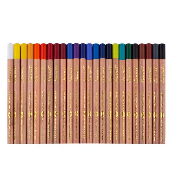 St.Petersburg Set Of Pastel Pencils Sonnet 24 Colours