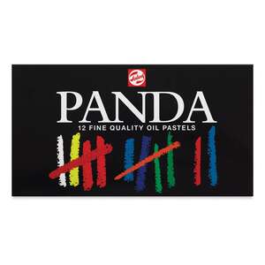 Talens Panda Yağlı Pastel Boya Set 12'Li - Thumbnail