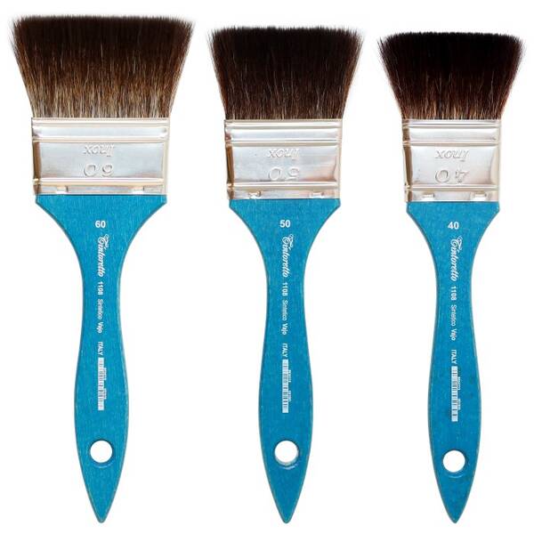 Tintoretto 1108 Seri Kazan Sincabı Sentetik Fırçalar - 1