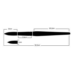 Tintoretto Bronz Sentetik Elyaf Fırça Seri 750 N:3/0 - Thumbnail