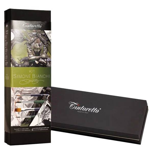 Tintoretto Simone Bianchi Selection Çizgi Roman Fırça Seti Kit-7920 - 3
