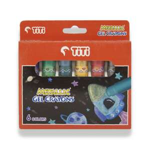 Titi - Titi Metallıc Gel Crayons 6'Lı Set
