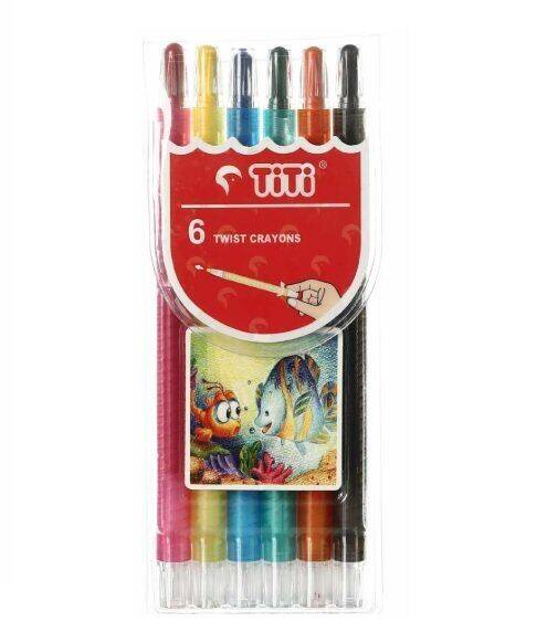 Titi Twıst Roll Color Pencıl 6 'Lı Set