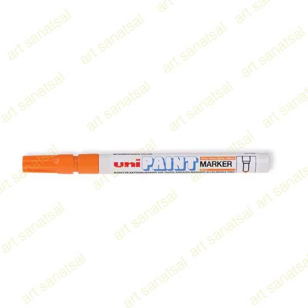 Uni Paint Yağ Bazlı Marker PX-21 0.8-1.2mm Orange - 1