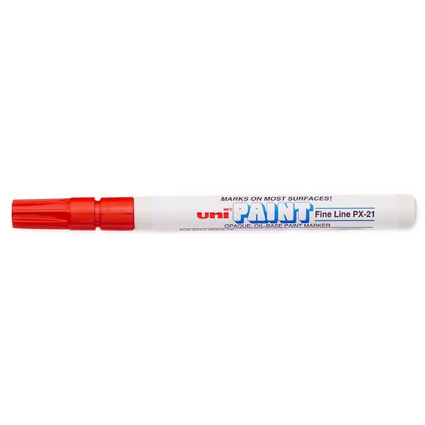 Uni Paint Yağ Bazlı Marker PX-21 0.8-1.2mm Red