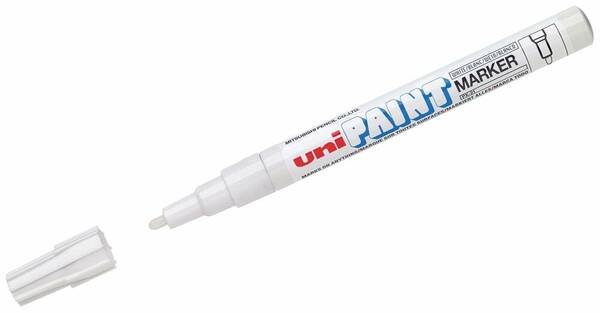 Uni Paint Yağ Bazlı Marker PX-21 0.8-1.2mm White - 1