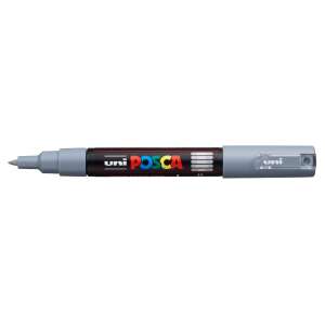 Uni Posca PC-1M Extra Fine Marker 0.7 mm Grey - Uni