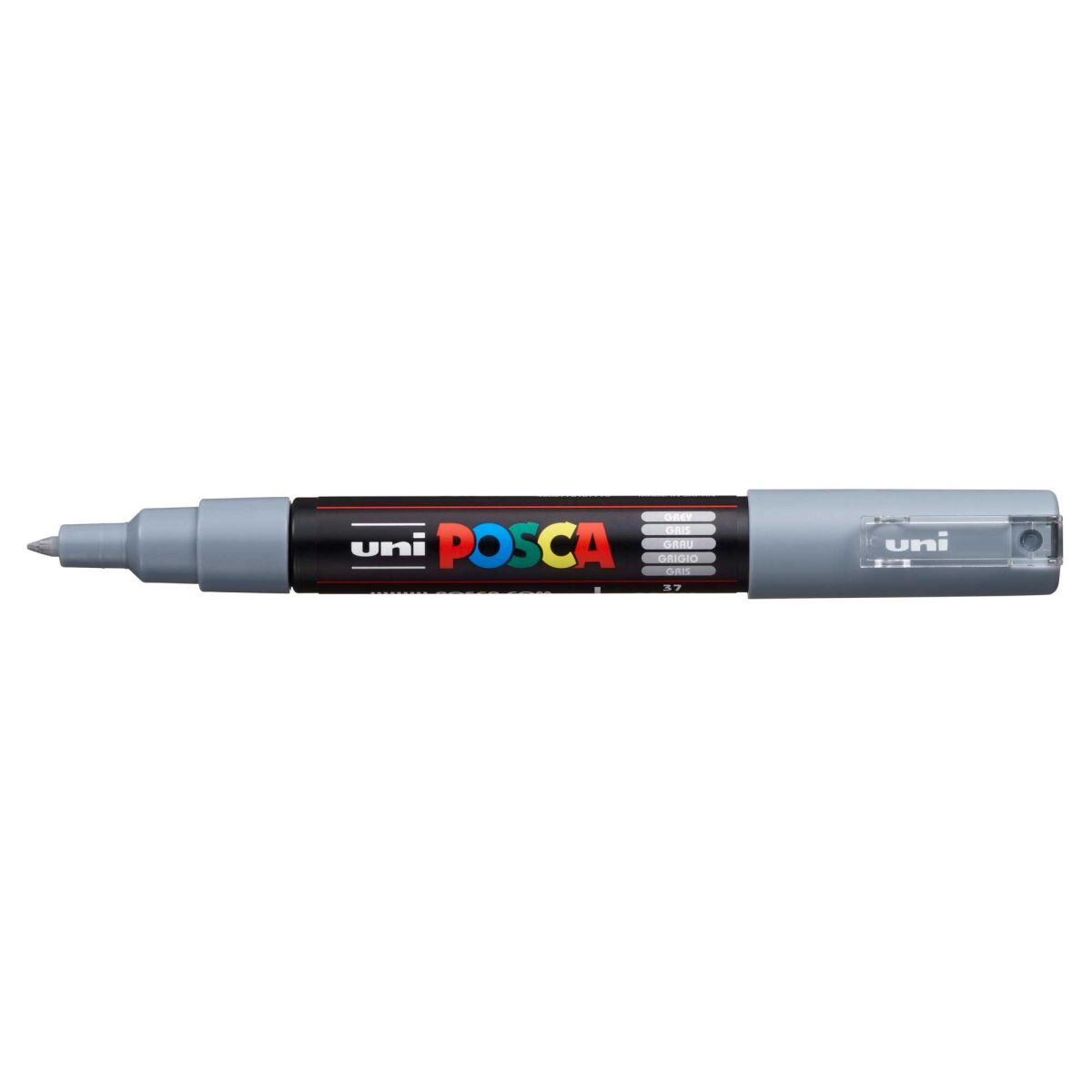 Uni Posca PC-1M Extra Fine Marker 0.7 mm Grey