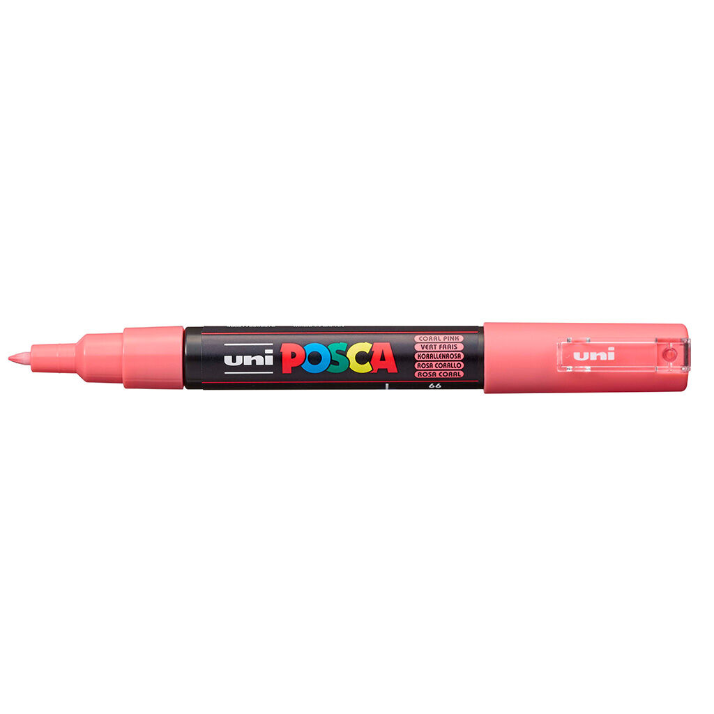 Uni Posca PC-1M Extra Fine Marker 0.7 mm Coral Pink