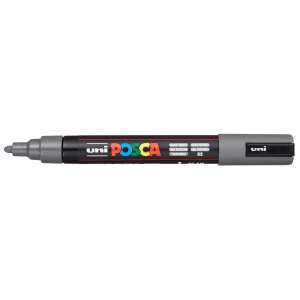 Uni Posca PC-5M Medium Marker 1.8-2.5 mm Deep Grey - Uni