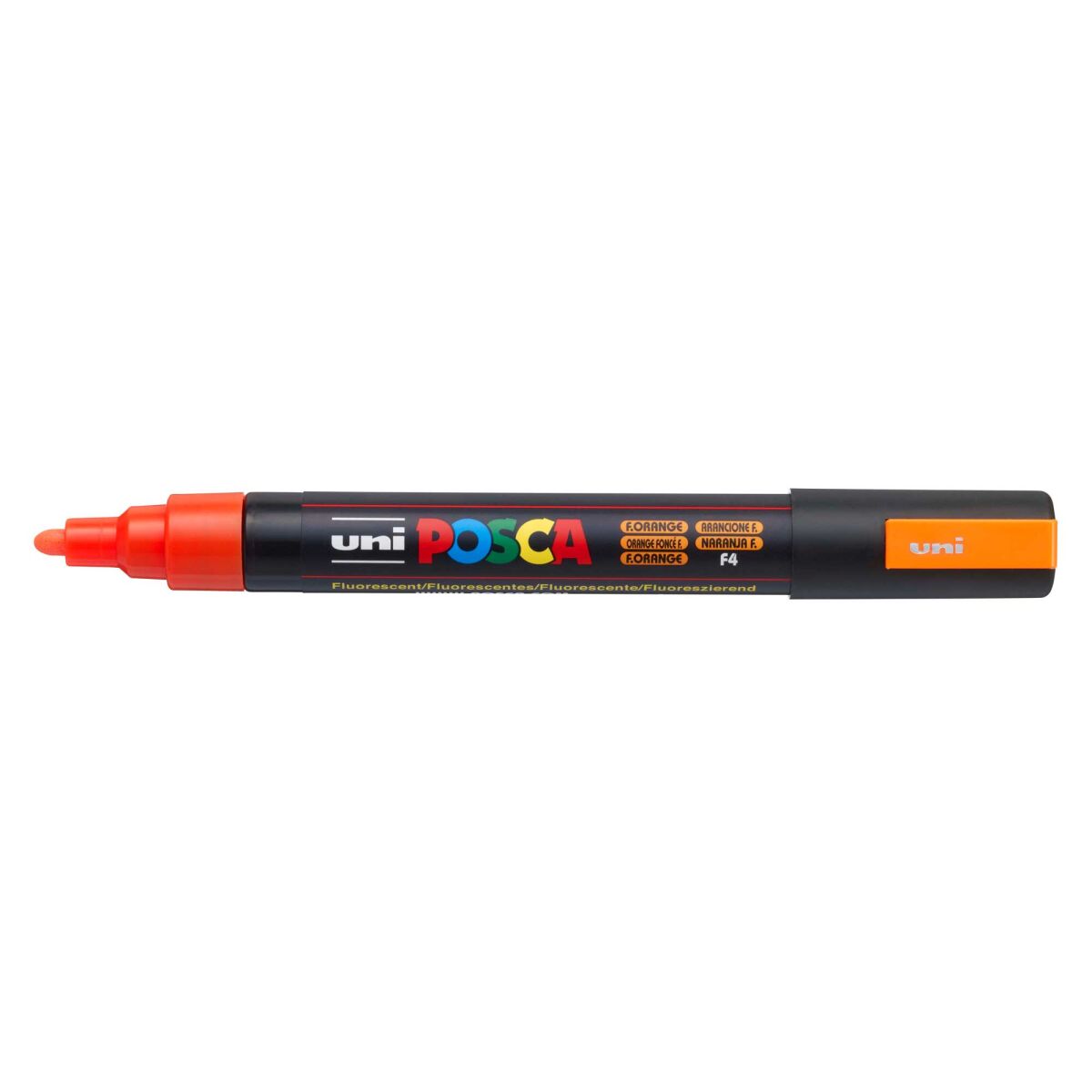 Uni Posca PC-5M Medium Marker 1.8-2.5 mm Fluorescent Orange