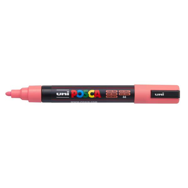 Uni Posca PC-5M Medium Marker 1.8-2.5 mm Coral Pink - 1