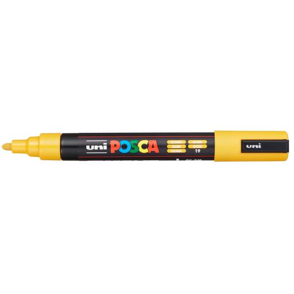 Uni Posca PC-5M Medium Marker 1.8-2.5 mm Ochre - 1