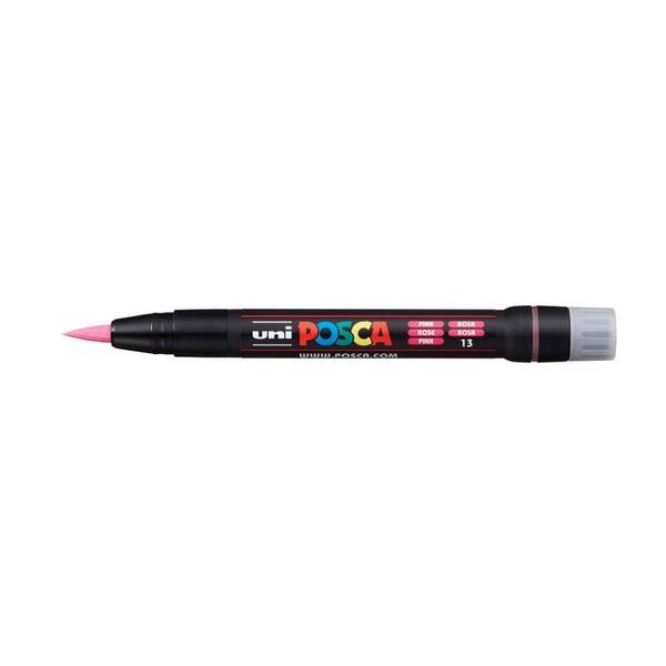 Uni Posca PCF-350 Brush Pen Marker 0.1-10 Mm Pink