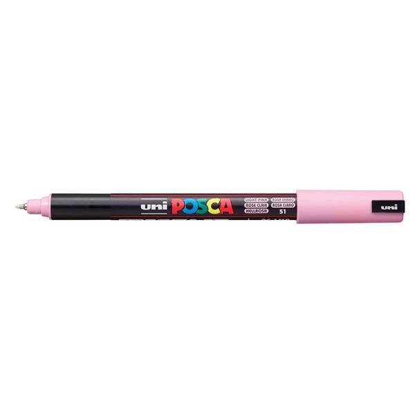 Uni Posca PC-1MR Ultra Fine Marker 0.7 mm Light Pink - 1