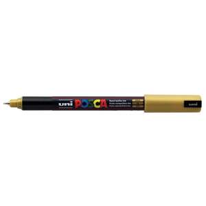 Uni Posca PC-1MR Ultra Fine Marker 0.7 mm Gold - Uni