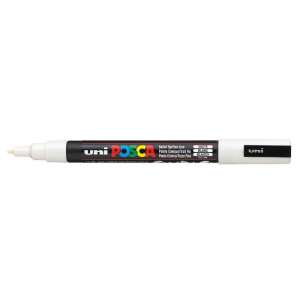 Uni Posca PC-3M Fine Marker 0.9-1.3 mm White - Uni