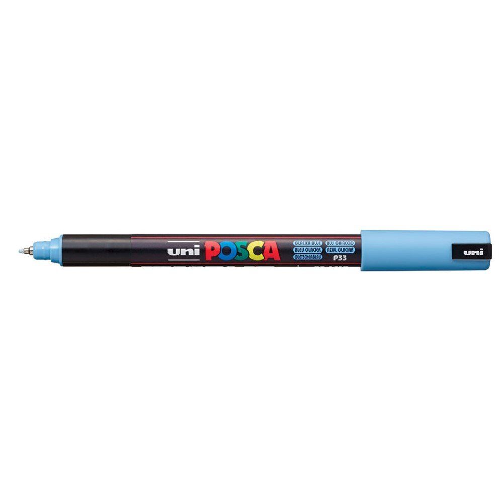 Uni Posca PC-1MR Ultra Fine Marker 0.7 mm Glacier Blue