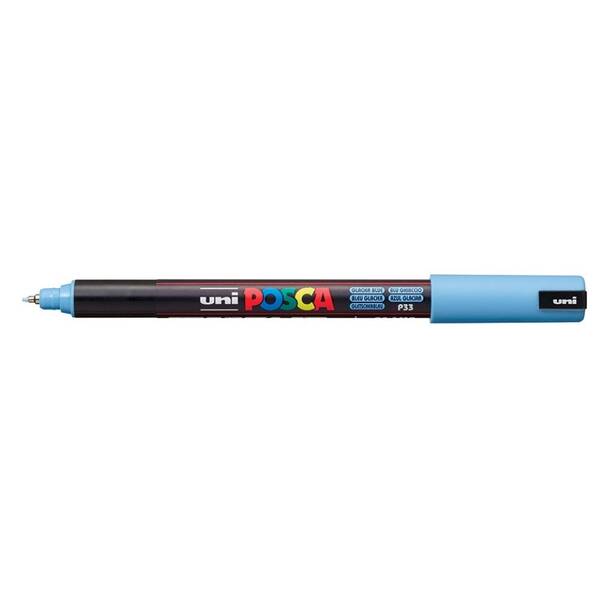 Uni Posca PC-1MR Ultra Fine Marker 0.7 mm Glacier Blue - 1