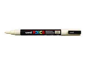 Uni Posca PC-3M Fine Marker 0.9-1.3 mm Ivory - Uni