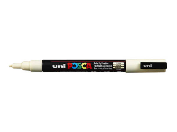 Uni Posca PC-3M Fine Marker 0.9-1.3 mm Ivory - 1