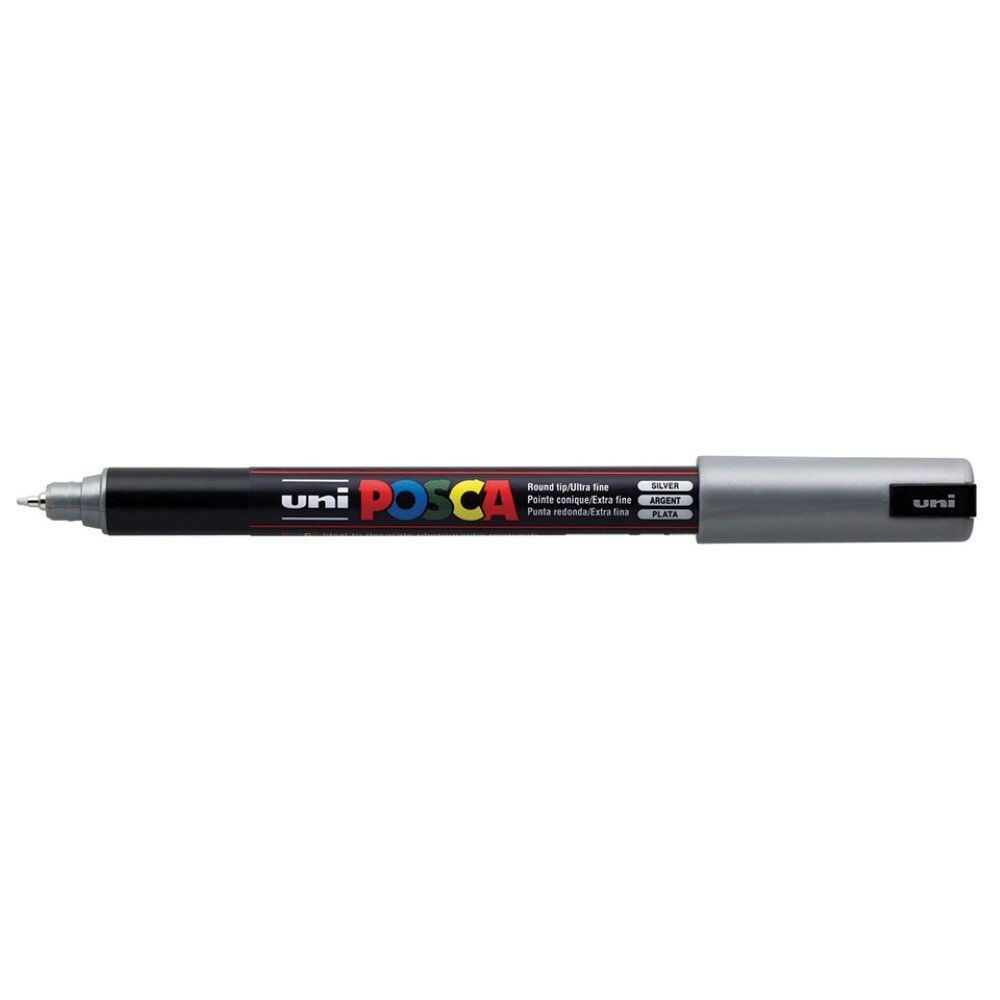 Uni Posca PC-1MR Ultra Fine Marker 0.7 mm Silver