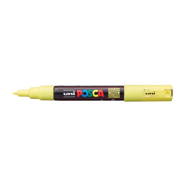 Uni Posca PC-1M Ultra Fine Marker 0.7mm Sunshine Yellow