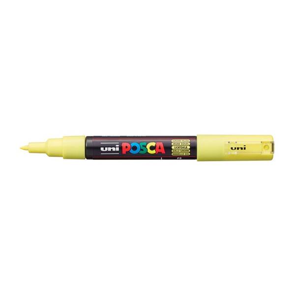 Uni Posca PC-1MR Ultra Fine Marker 0.7 mm Sunshine Yellow - 1