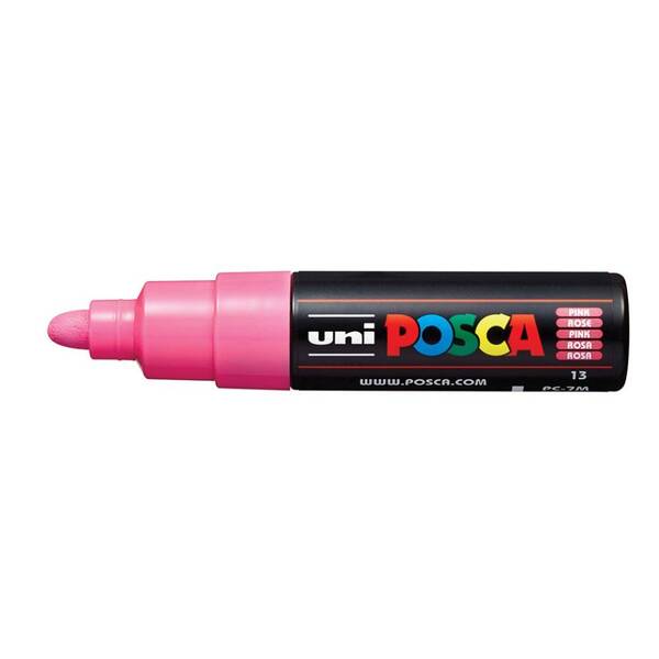 Uni Posca PC-7M Large Marker 4.5-5.5 mm Pink - 1