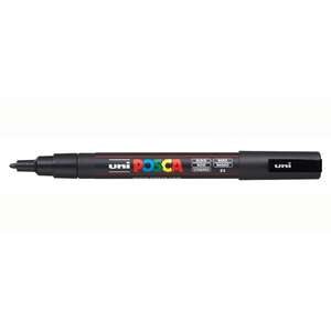 Uni Posca PC-3M Fine Marker 0.9-1.3 mm Black - uni